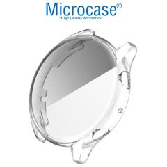 Microcase Amazfit GTR 3 Pro Önü Kapalı Tasarım Silikon Kılıf - Şeffaf