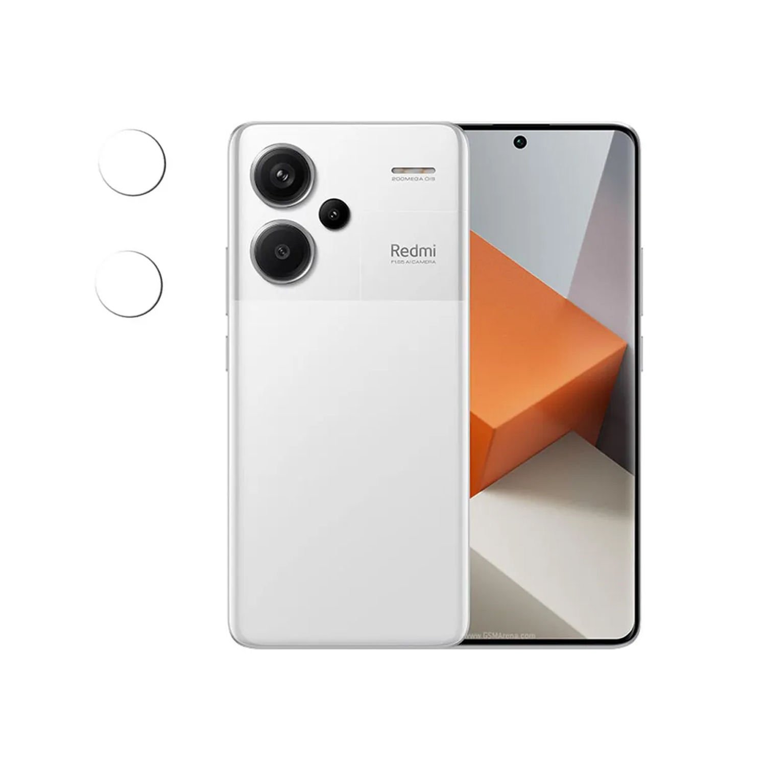 Microcase Xiaomi Redmi Note 13 Pro Plus Global Kamera Camı Lens Koruyucu Nano Esnek Film - AL3400