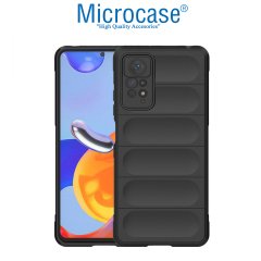 Microcase Xiaomi Redmi Note 11 2022 Global Miami Serisi Darbeye Dayanıklı Silikon Kılıf - Koyu Gri