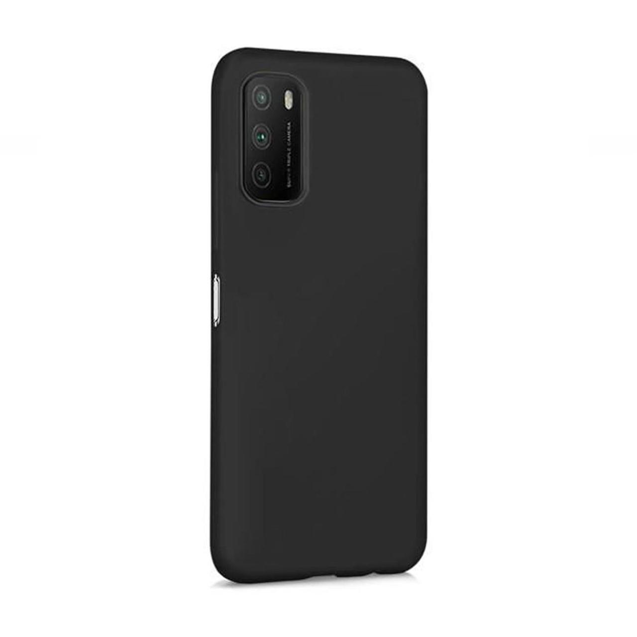 Microcase Xiaomi Redmi 9T Premium Matte Silikon Kılıf - Siyah