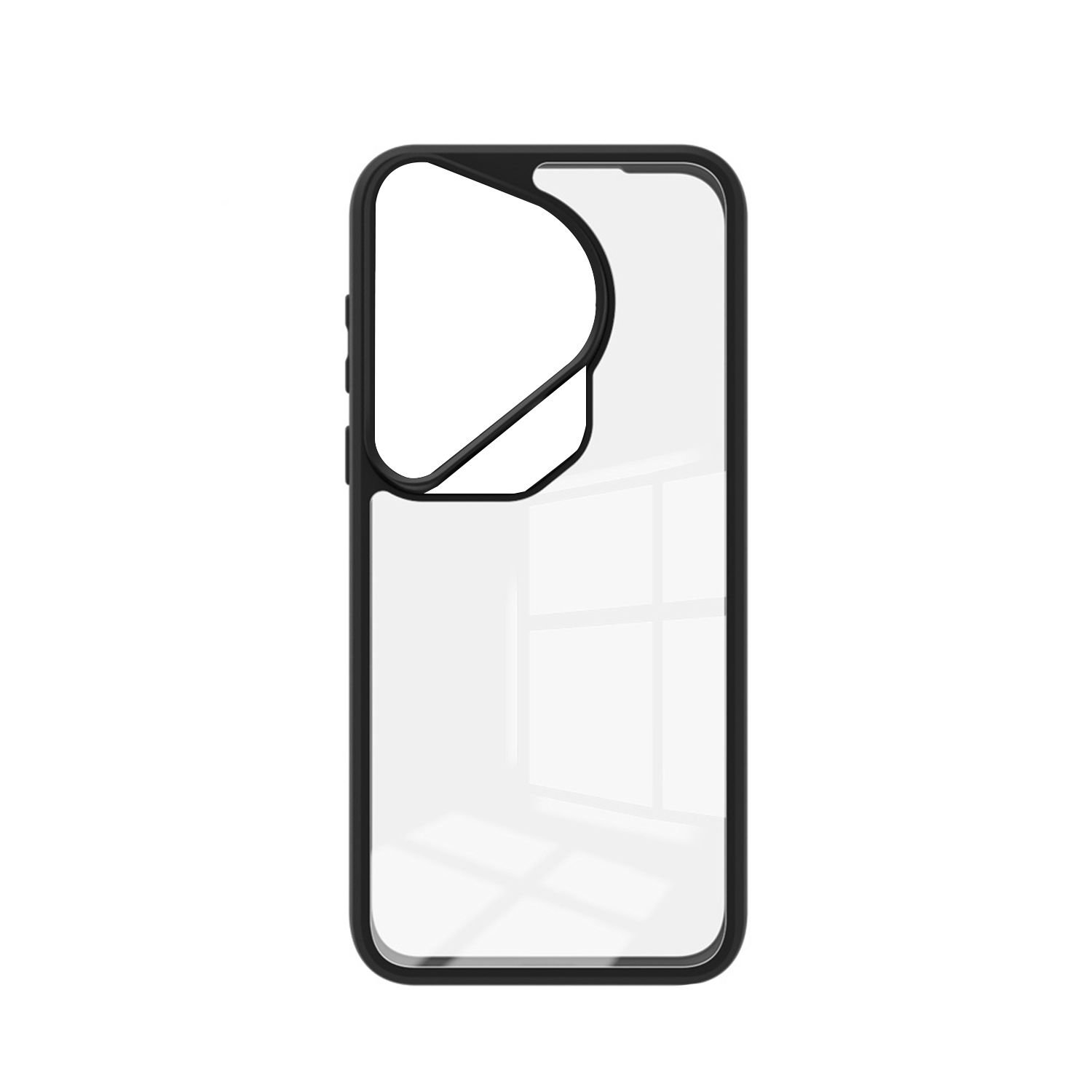 Microcase Huawei Pura 70 Ultra  Luna Serisi Köşe Korumalı Sert Rubber Kılıf - AL3422 Siyah