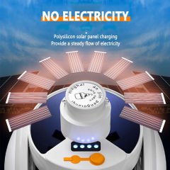 Microcase Güneş Enerjili Şarj Edilebilir Led Lamba Çadır Kamp Lambası - AL4092