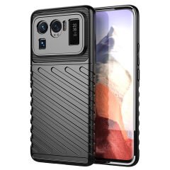 Microcase Xiaomi 11 Ultra Thunder Serisi Darbeye Dayanıklı Silikon Kılıf - Siyah AL3421