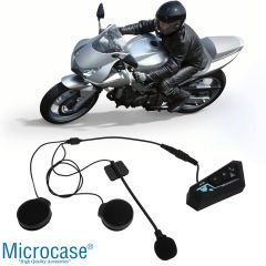 Microcase BT22 Bluetooth 5.0 Otomatik Çağrı Yanıtlama Şarj Edilebilir Motorsiklet Kask Kulaklığı AL4248