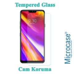 Microcase LG G7 ThinQ Tempered Glass Cam Ekran Koruma