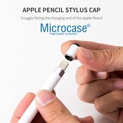 Microcase Apple Pencil için 2in1 Şarj kapağı ve Dokunmatik kalem AL2539