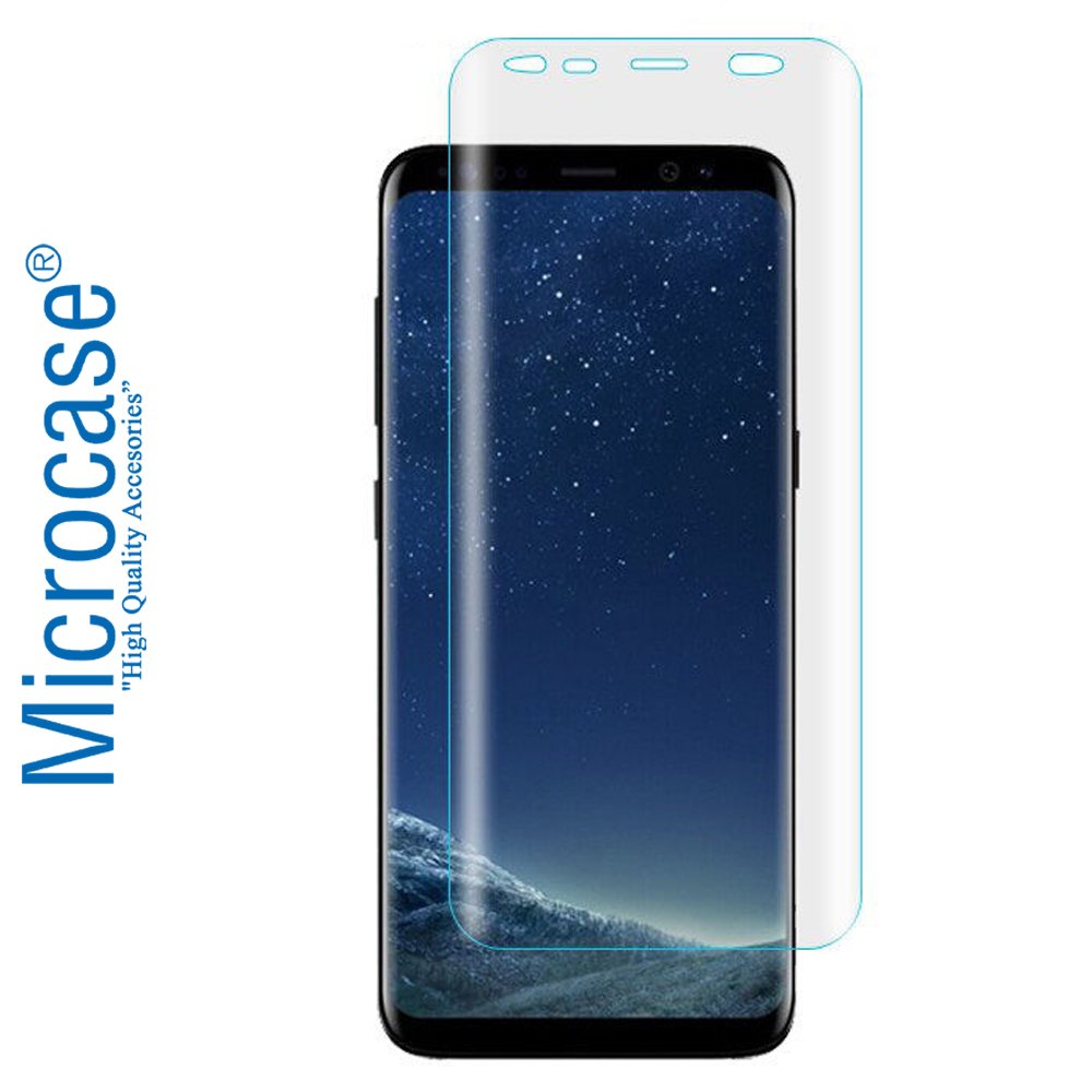 Microcase Samsung Galaxy S8 Plus Full Ön Kaplama TPU Koruma Filmi