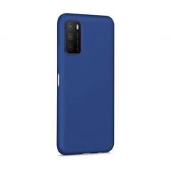 Microcase Xiaomi Poco M3 Premium Matte Silikon Kılıf-Lacivert