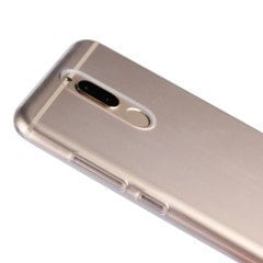 Huawei MATE 10 Lite İnce Silikon Şeffaf Kılıf + Tempered Cam