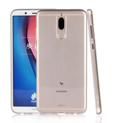 Huawei MATE 10 Lite İnce Silikon Şeffaf Kılıf + Tempered Cam