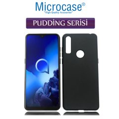Microcase Alcatel 1S 2020 Pudding TPU Serisi Silikon Kılıf - Siyah