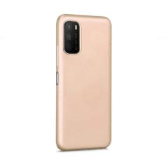 Microcase Xiaomi Poco M3 Premium Matte Silikon Kılıf - Gold