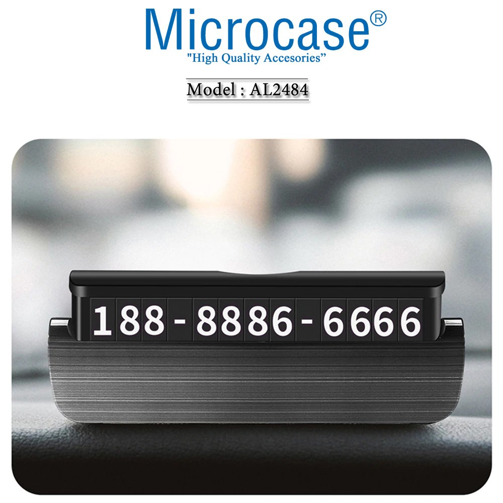 Microcase Açma Kapama Özellikli Park Numaratör Ön Panel Numaralık - AL2484