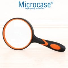 Microcase 100 mm Çap 3X Büyütme El Tipi Büyüteç - AL2492