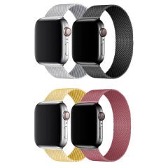 Microcase 40-42 mm Akıllı Saatler için 20 mm Manyetik Metal Kordon Kayış - KY14