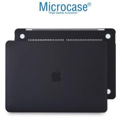 Microcase MacBook Pro 16 16.2 inch M1 MAX 2021 A2485 Shell Rubber Kapak Kılıf - Siyah