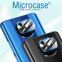 Microcase Xiaomi Poco X3 NFC Kamera Camı Lens Koruyucu Esnek Film