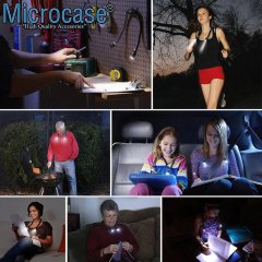 Microcase Boyun Askılı Esnek Led Lamba Gece Kitap Okuma Işığı - AL2485 SİYAH