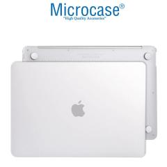 Microcase MacBook Pro 16 16.2 inch M1 MAX 2021 A2485 Shell Rubber Kapak Kılıf - Şeffaf
