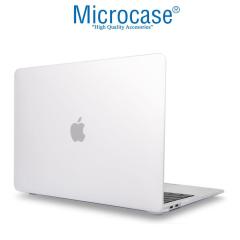 Microcase MacBook Pro 16 16.2 inch M1 MAX 2021 A2485 Shell Rubber Kapak Kılıf - Şeffaf