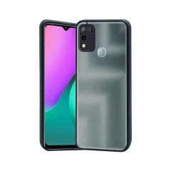 Microcase İnfinix Hot 11 Play - Hot 10 Play London Serisi Darbeye Dayanıklı Kılıf Siyah - AL3415