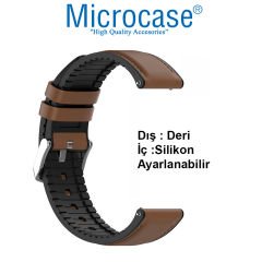 Microcase Haylou Rs3 LS04 Akıllı Saatler için Tokalı Deri Kordon Kayış-KY68