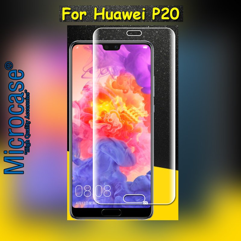 Microcase Huawei P20 Full Ön Kaplama TPU Soft Koruma Filmi
