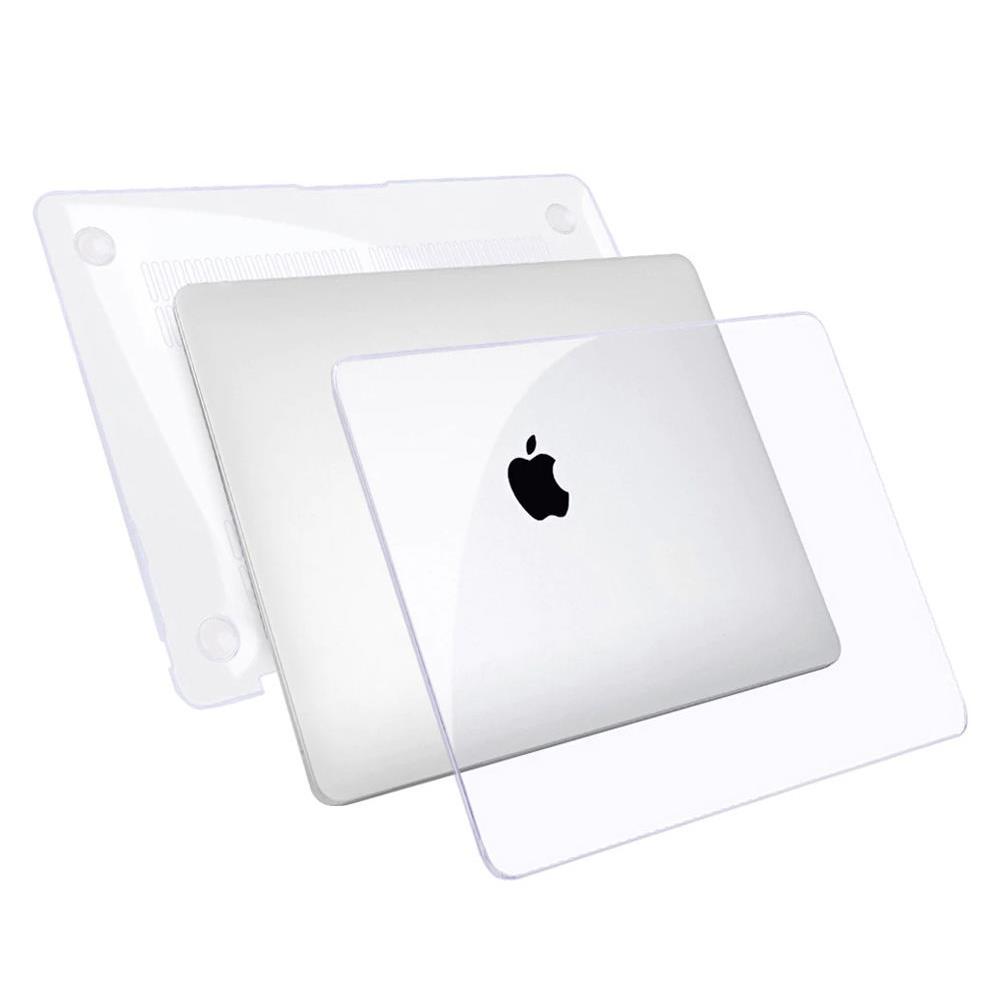 Microcase MacBook Pro 16 16.2 inch M1 MAX 2021 A2485 Shell Rubber Kapak Kılıf - Kristal