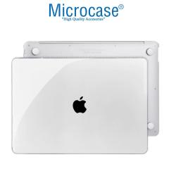 Microcase MacBook Pro 16 16.2 inch M1 MAX 2021 A2485 Shell Rubber Kapak Kılıf - Kristal