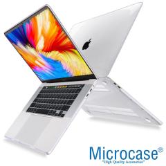 Microcase MacBook Pro 16 16.2 inch M1 MAX 2021 A2485 Shell Rubber Kapak Kılıf - Kristal