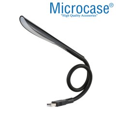 Microcase Dokunmatik Esnek USB PC Notebook Led Lamba Aydınlatma - AL2487 SİYAH