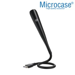 Microcase Dokunmatik Esnek USB PC Notebook Led Lamba Aydınlatma - AL2487 SİYAH