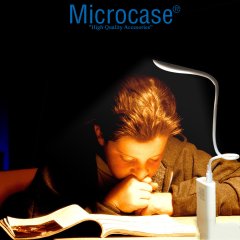 Microcase Dokunmatik Esnek USB PC Notebook Led Lamba Aydınlatma - AL2487 BEYAZ