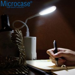 Microcase Dokunmatik Esnek USB PC Notebook Led Lamba Aydınlatma - AL2487 BEYAZ