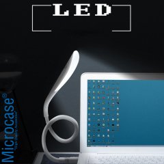 Microcase Dokunmatik Esnek USB PC Notebook Led Lamba Aydınlatma - AL2487 BEYAZ