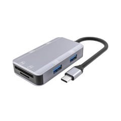 Microcase Type C 4xUSB 3.0 Kart Okuyucu 6in1 USB OTG SD/TF - AL4588
