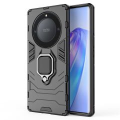 Microcase Honor X9A - X40 - Magic 5 Lite Batman Serisi Yüzük Standlı Armor Kılıf - Siyah AL3349