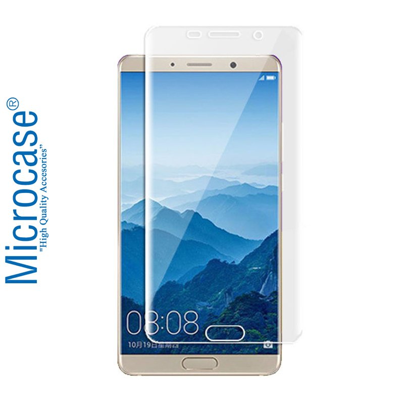 Microcase Huawei Mate 10 Full Ön Kaplama TPU Soft Koruma Filmi