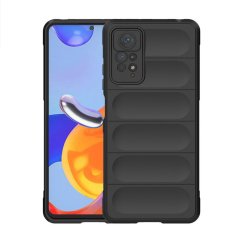Microcase Xiaomi Redmi Note 11 Pro 5G Global Miami Serisi Darbeye Dayanıklı Silikon Kılıf - Siyah