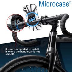 Microcase Universal Bisiklet Motosiklet Çocuk Arabası Silikon 360 Derece Telefon Tutucu - AL4682