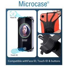 Microcase Universal Bisiklet Motosiklet Çocuk Arabası Silikon 360 Derece Telefon Tutucu - AL4682