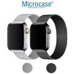 Microcase Samsung Galaxy Gear S2 için Manyetik Metal Kordon Kayış - KY14