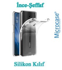 Microcase Oppo Reno Ultra İnce 0.2 mm Soft Silikon Kılıf + Tempered Glass Cam Koruma (SEÇENEKLİ)