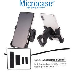 Microcase Ayarlanabilir Bisiklet Motosiklet Elektrikli Scooter Gidon Telefon Tutucu - AL4102