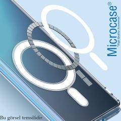 Microcase Samsung Galaxy S22 Plus Magsafe Manyetik Darbeye Dayanıklı Yarı Esnek Plastik TPU Kılıf - AL3028 Siyah