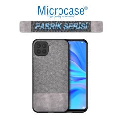 Microcase Oppo A73 Fabrik Serisi Kumaş ve Deri Desen Kılıf (SEÇENEKLİ)