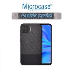 Microcase Oppo A73 Fabrik Serisi Kumaş ve Deri Desen Kılıf (SEÇENEKLİ)