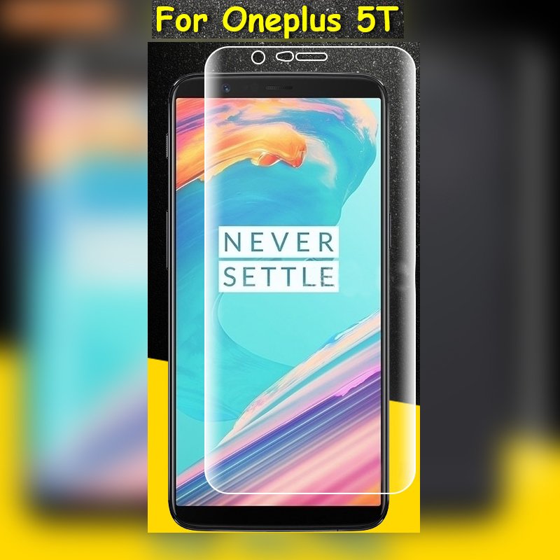 Microcase OnePlus 5T Full Ön Kaplama TPU Soft Koruma Filmi