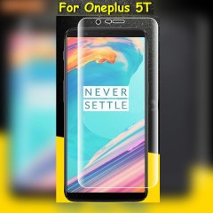 Microcase OnePlus 5T Full Ön Kaplama TPU Soft Koruma Filmi