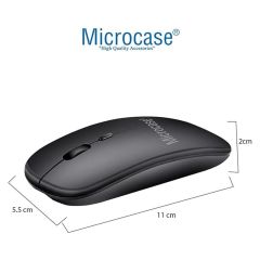 Microcase Xiaomi Pad 7/Pad 7 Pro Tablet Uyumlu Tablet Çanta+Türkçe Bluetooth Klavye+Mouse+Tablet Standı-Siyah AL8128